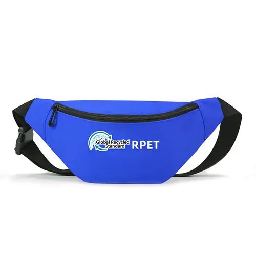 Sustainable RPET Waist Bag with Adjustable Strap and Eco-Friendly Design